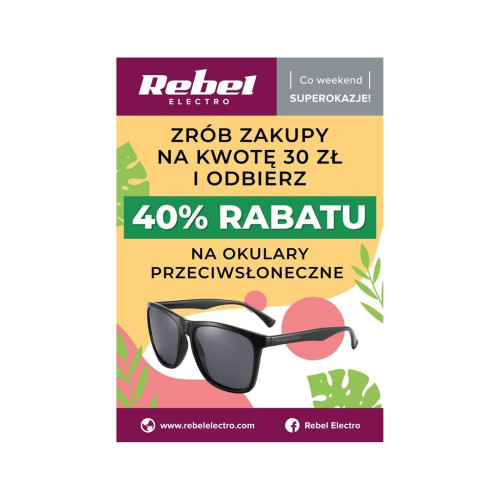 Plakat Rebel Electro - Promocja na okulary-13021949