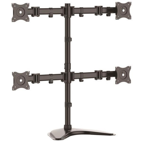 QUAD MONITOR STAND - STEEL/.-13022689