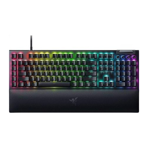 Razer BlackWidow V4 Razer Synapse włączony; 5052 Obudowa górna ze stopu aluminium; 6 dedykowanych makr; 2-stronne podświ