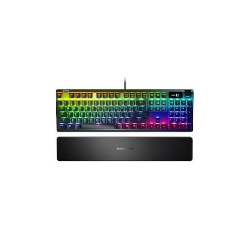 Mechaniczna klawiatura do gier SteelSeries APEX 7 Oświetlenie LED RGB NORD Przewodowa-13032400