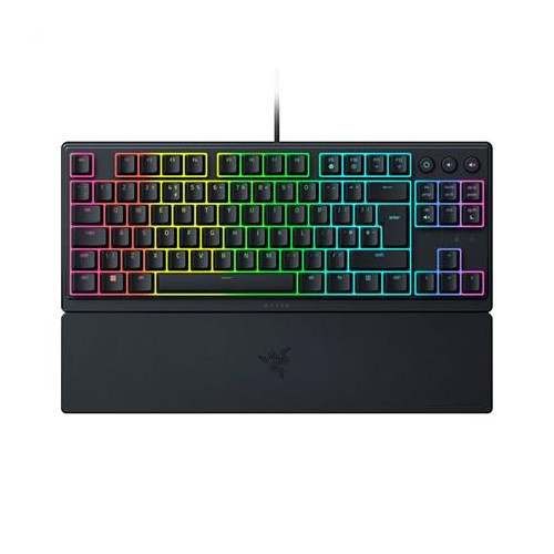 Razer Ornata V3 Tenkeyless RGB LED light, USA, Przewodowa, Czarny, Mechaniczna klawiatura do gier-13032401