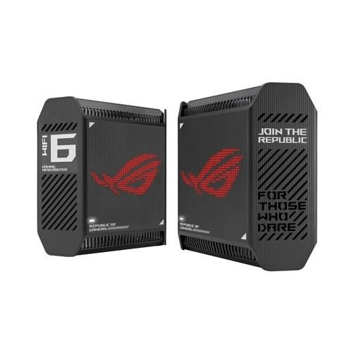 ASUS ROG Rapture GT6 (B-2-PK) Tri-band (2.4 GHz/5 GHz/5 GHz) Wi-Fi 6 (802.11ax) Czarny 4 Wewnętrzne