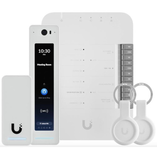 Ubiquiti UA-G2-SK-Pro | Zestaw startowy UniFi Access | Czytnik dostępu G2 + G2-Pro + Hub + Brelok (2 sztuki)-13034596