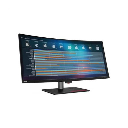 Lenovo ThinkVision P40w-20 40" 5K WUHD Curved Monitor IPS Panel, 75Hz, 4ms, HDMI, DP, Thunderbolt 4 Tilt/Swivel/Lift Sta