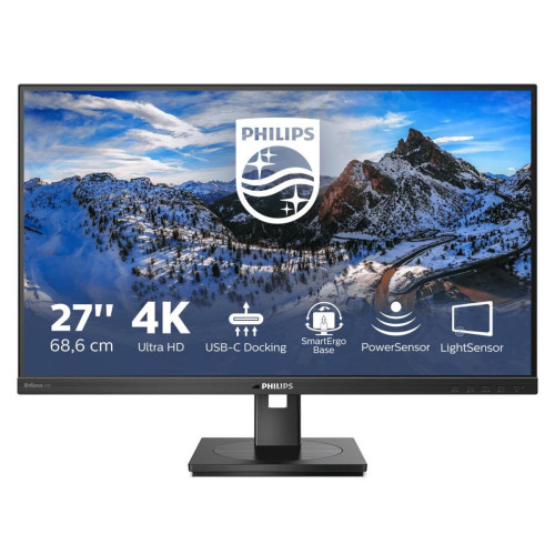 Monitor LCD Philips 279P1/00 27" 4K UHD IPS 16:9 Black 4ms 350cd/m2 Audio out HDMI ports quantity 2