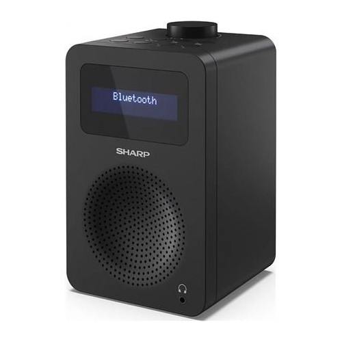 Sharp DR-430(BK) Radio cyfrowe, FM/DAB/DAB+, Bluetooth 5.0, Midnight Black Sharp | Nocna czerń | DR-430(BK) | Radio cyfr