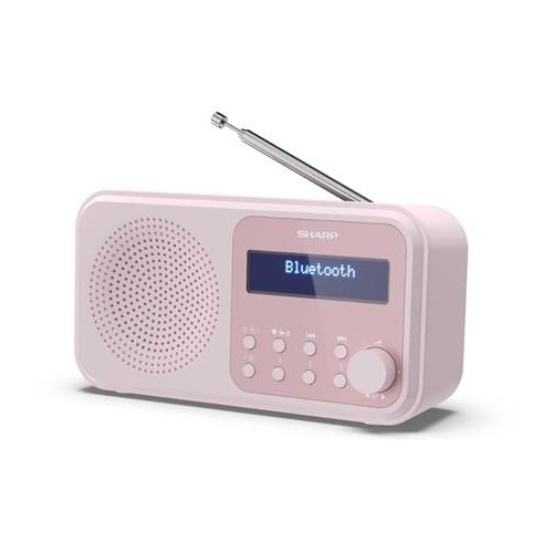 Ostry | Tokijskie Radio Cyfrowe | DR-P420(PK) | Łączność Bluetooth | Różowy | Przenośny | Połączenie bezprzewodowe-13041