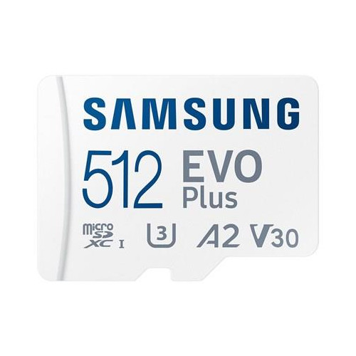 Samsunga | Karta microSD | EVO Plus | 512 GB | karta microSDXC | Pamięć flash klasy 10-13043553