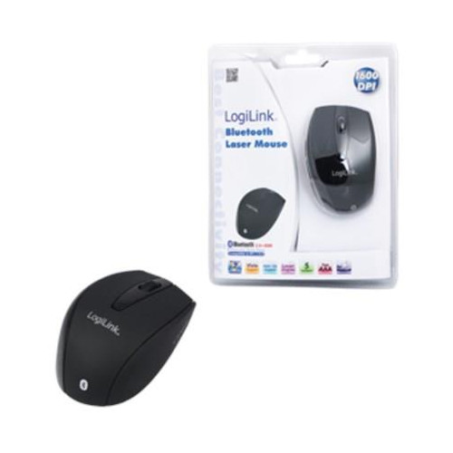 Logilink | Maus Laser Bluetooth mit 5 Tasten | Mysz laserowa Bluetooth; | bezprzewodowy | Czarny-13044163