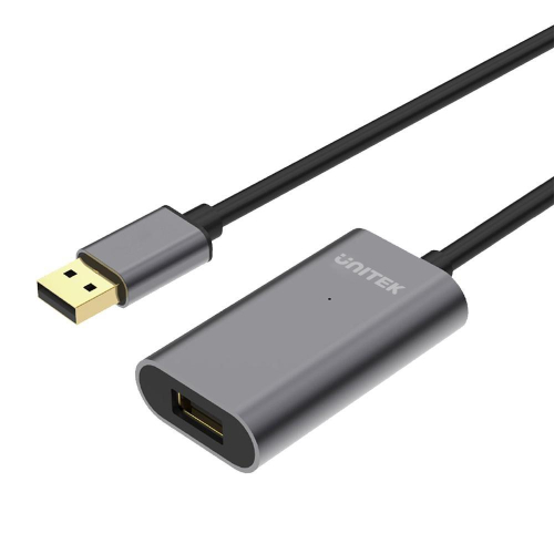 UNITEK Y-274 kabel USB USB 2.0 20 m USB A Szary