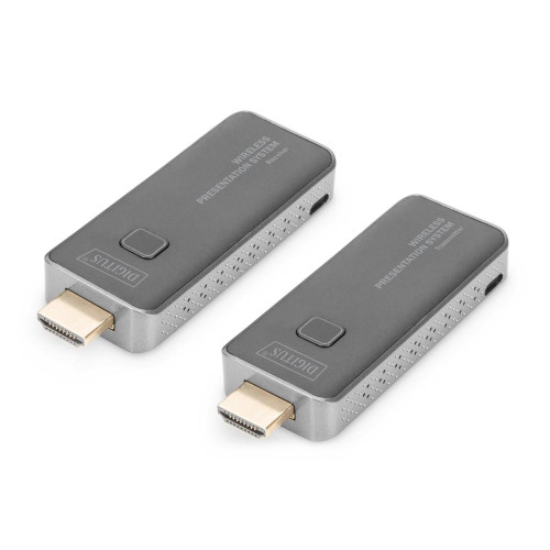 Przedłużacz/Extender HDMI prezentacyjny, bezprzewodowy 50m 1080p 60Hz 5GHz (zestaw)-13143349