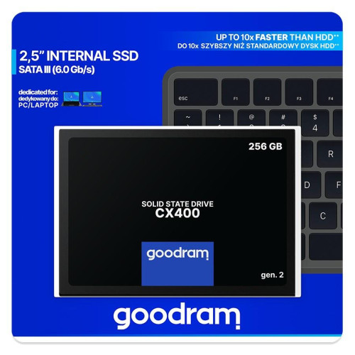 SSD GOODRAM CX400 Gen. 2 256GB SATA III 2,5 RETAIL-1317391