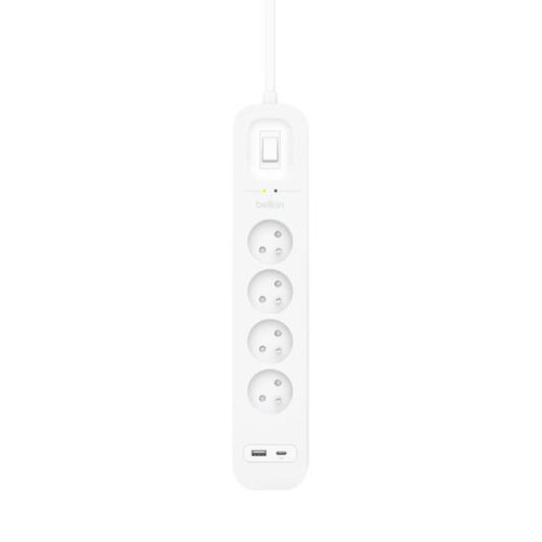 BELKIN LISTWA ZASIL. 2M, 4X + 1XUSB-A, USB-C 525J-13221544