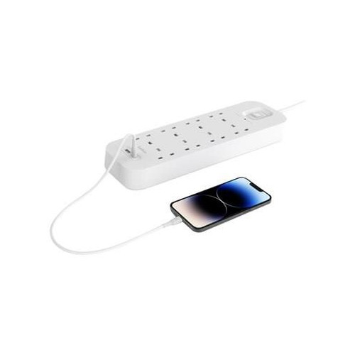 BELKIN LISTWA 8XPORT 2M + 1XUSB-A 1XUSB-C 900J-13221549