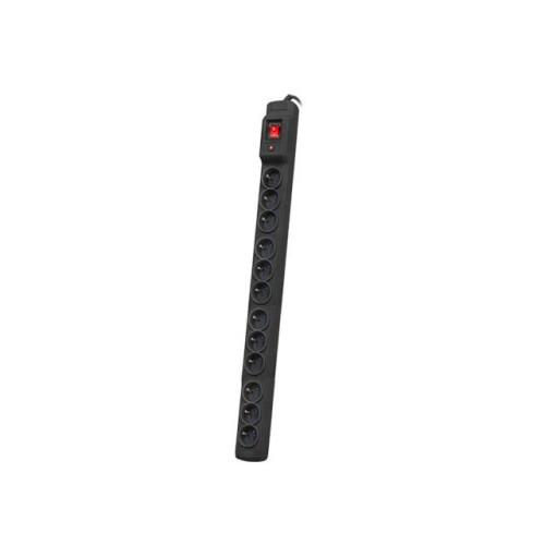 LISTWA ZASILAJĄCA RACK 19" ARMAC MULTI M12/10A 1.5M 12X 230V PL MONTAŻ PIONOWY CZARNA