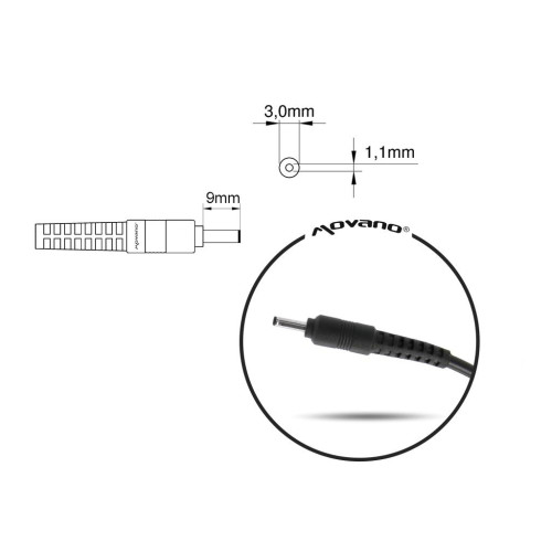 Zasilacz Movano 19v 2.1a (3.0x1.1) 40W do Samsung-13237159
