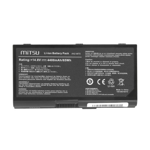 Bateria Mitsu do Asus G72, M70, N70-13237352