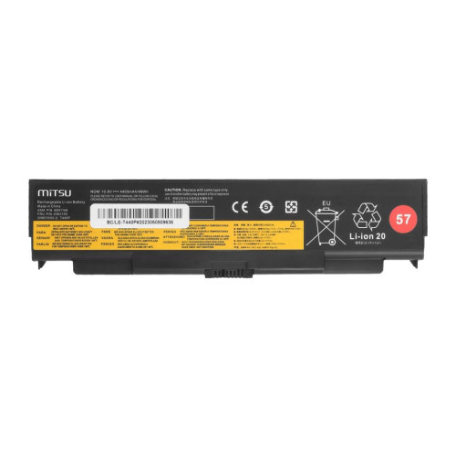Bateria Mitsu do Lenovo T440p, W540-13238386