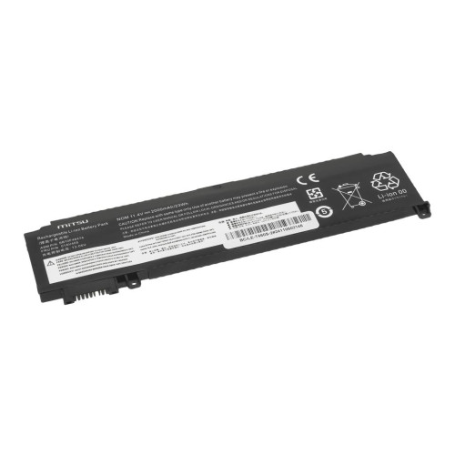 Bateria Mitsu do Lenovo ThinkPad T460s, T470s - przednia bateria-13240200