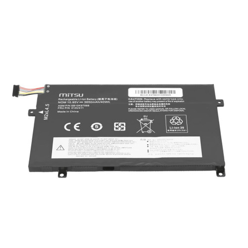 Bateria Mitsu do Lenovo ThinkPad E470, E475-13240777