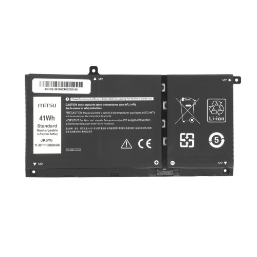 Bateria Mitsu do Dell Latitude 15 (3510), Vostro 14 (5402)-13240884