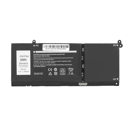 Bateria Mitsu do Dell Latitude 14 (3420), Inspiron 15 (3511) - G91J0-13240915