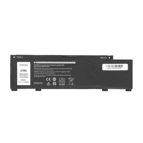 Bateria Mitsu do Dell G3 15 3500, G5 15 5500, Inspiron 14 5490-13240951