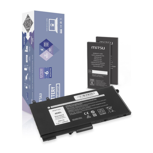 Bateria Mitsu do Dell Latitude 5400, 5410, 5500, 5510-13241066