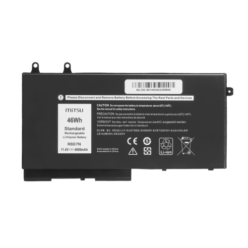 Bateria Mitsu do Dell Latitude 5400, 5410, 5500, 5510-13241071