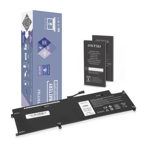 Bateria Mitsu do Dell Latitude 13 (7370), (E7370)-13241114