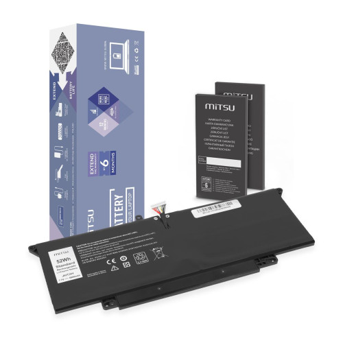 Bateria Mitsu do Dell Latitude 13 7310, 7410-13241169