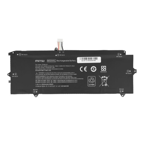 Bateria Mitsu do HP Elite x2 1012 G1-13241186