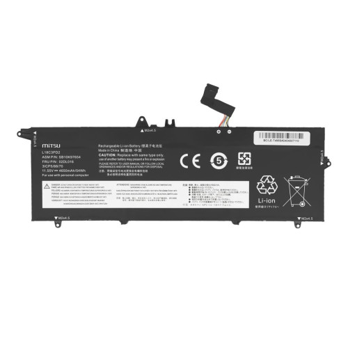 Bateria Mitsu do Lenovo ThinkPad T490s, T495s, T14s-13241210