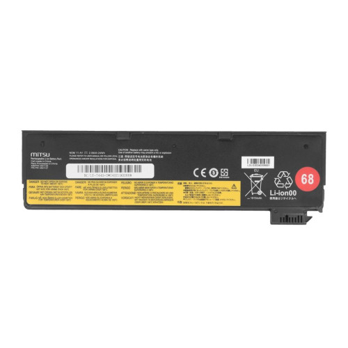 Bateria Mitsu do Lenovo T440, X240 (2200mAh)-13241234