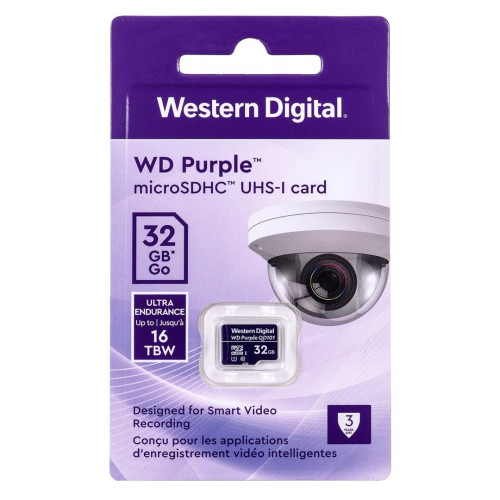 Karta pamięci WD Purple microSDXC WDD032G1P0C (32GB; Class 10, Class U1)-1324174