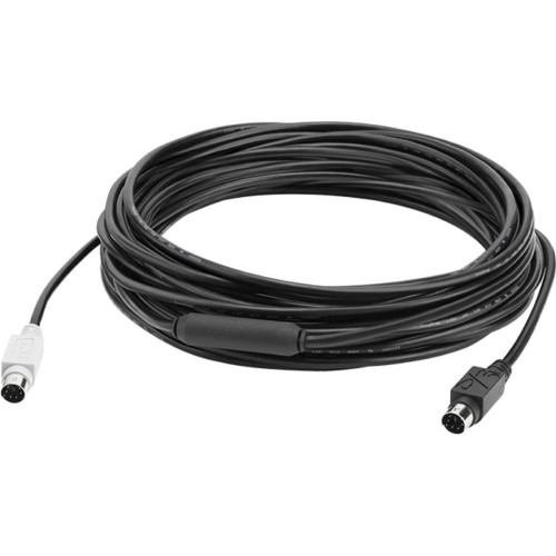 Logitech GROUP 10m Extender Cable kabel PS/2 6-p Mini-DIN Czarny-13258552