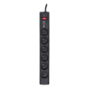 Listwa przeciwprzepięciowa EATON PS6F (6 x UTE; 10 A; kolor czarny)-1190373