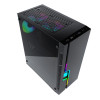 GEMBIRD OBUDOWA FORNAX 2000RGB MIDI-TOWER (USB 3.0, HD AUDIO) PODŚWIETLENIE RGB, GAMINGOWY DESIGN, CZARNA-1336099