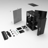 GEMBIRD OBUDOWA FORNAX 2000RGB MIDI-TOWER (USB 3.0, HD AUDIO) PODŚWIETLENIE RGB, GAMINGOWY DESIGN, CZARNA-1336101