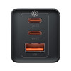Ładowarka sieciowa Baseus GaN 5 Pro Fast Charger CCGP120201 65W 1x USB-A 2x USB-C PD 3.0 QC 4.0 + kabel USB-C-13385478