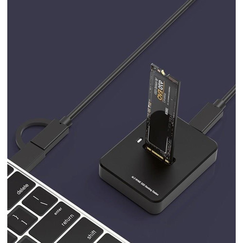 GEMBIRD STACJA DOKUJĄCA DO DYSKÓW M.2 SATA I NVME SSD CZARNA-13326817