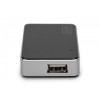 HUB/Koncentrator 4-portowy USB 2.0 HighSpeed, aktywny, czarno-srebrny-13456391