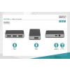 HUB/Koncentrator 4-portowy USB 2.0 HighSpeed, aktywny, czarno-srebrny-13456392