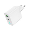 Ładowarka USB-A USB-C LED 20W PD QC3.0 biała-13462171