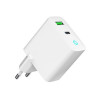 Ładowarka USB-A USB-C LED 20W PD QC3.0 biała-13462174