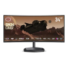 Monitor 34 cale GM34-CWQ2 UWQHD 180 Hz HDMI DP USB-C USB-B kontrola wysokości 0-80 mm Głośnik