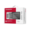 ACU-QC18 Ładowarka sieciowa QC 18W, 1x port USB-A, QC3.0/AFC/FCP/SMART Czarna-13465541