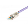 Wtyk RJ45 (8P8C) przelotowy, kat.5e, ekranowany, AWG 26-24, opakowanie 100 sztuk