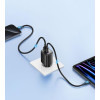 Ładowarka sieciowa 30W GaN LED USB+USB-C CC229 Fast Charging czarna-13467078
