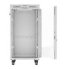 Szafa stojąca rack 19'' 22U 600x800 szara drzwi szklane LCD flack pack-13468550